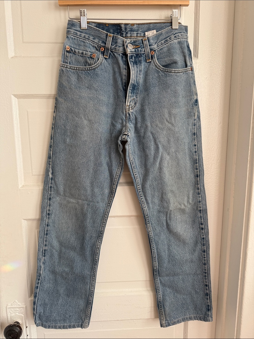 Classic Levi’s 505 vintage Straight medium Wash Denim Jeans